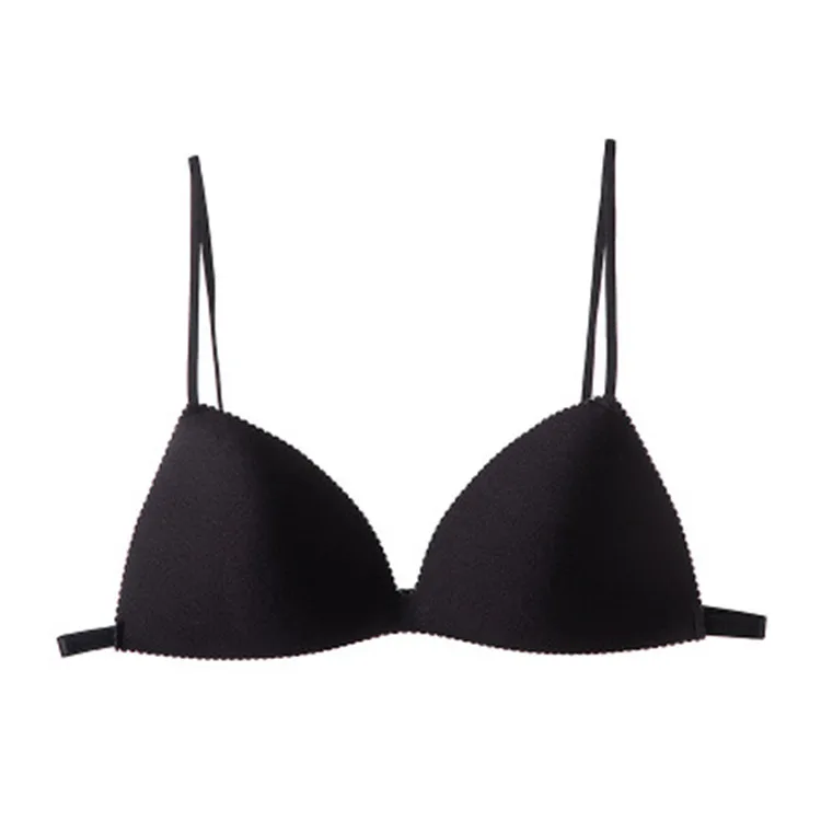 

New fashionBralette seamless sexy underwear simply push up theback of the bra button pull together the underwear small bra woman