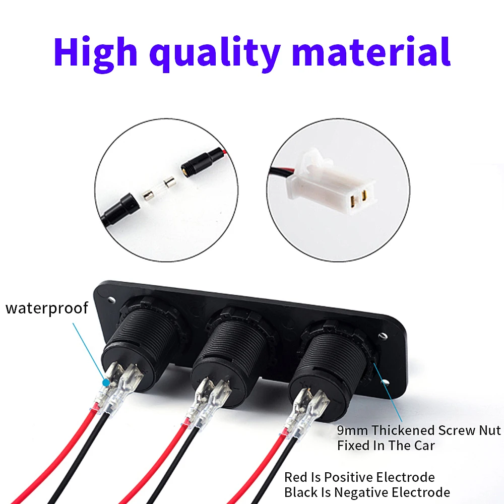 Зарядное устройство для автомобильного телефона 12 В быстрое зарядное с 2