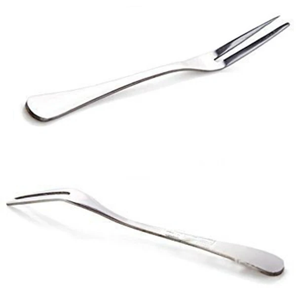 Stainless Steel Fruit Forks Flatware Set For Cake Salad Cocktail Dessert Of 10 Marshmallow Small Table Pas | Дом и сад