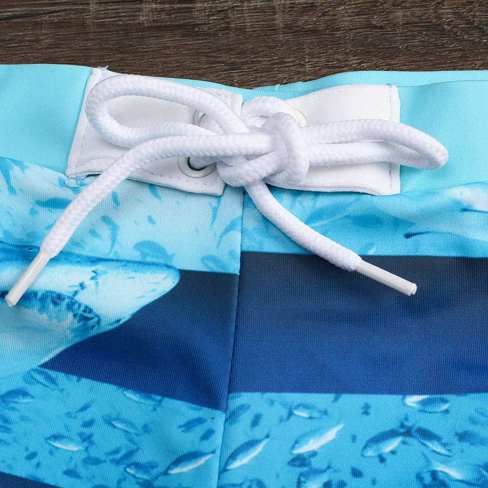 Новые плавки для мальчиков 2020 Летние Стильные пляжные модные шорты регулируемые