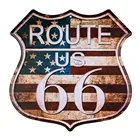 Route 66 американский винтажный оптом металлический Новый шоссейный щит
