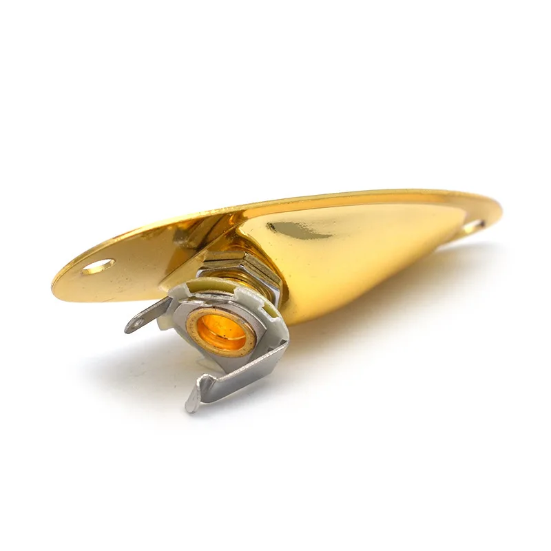 1pc professional boot stil 14 gitarre pickup ausgang eingang chrome jack stecker buchse für strat elektrische gitarren gitarre teile free globa