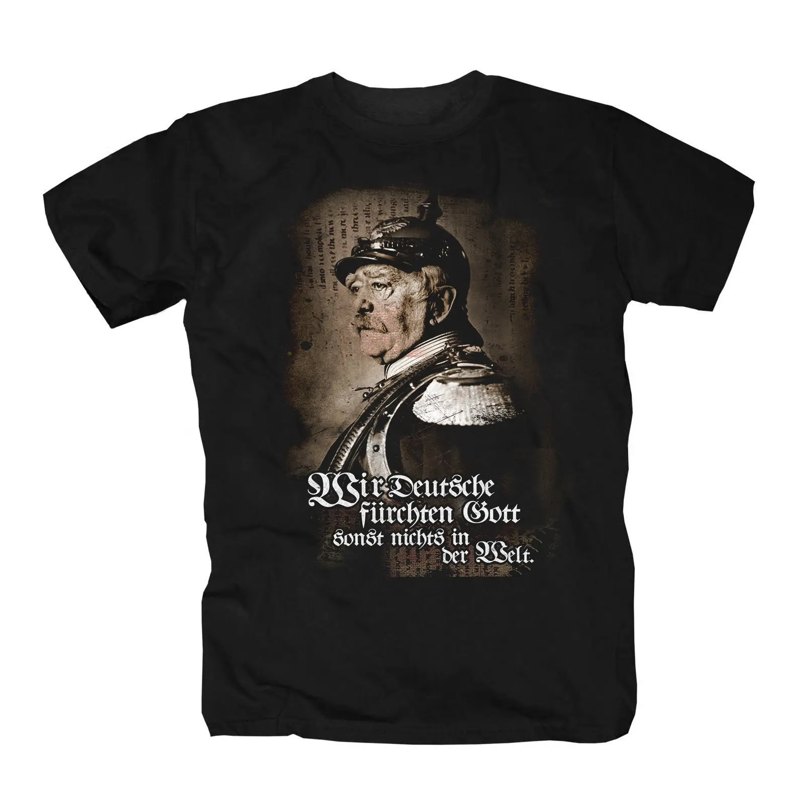 

Shirt T-shirt Bismarck Politiker Staat Kaiserreich Gloria Fun Motiv Kult Men T Shirt 100% Cotton Print Shirts Summer