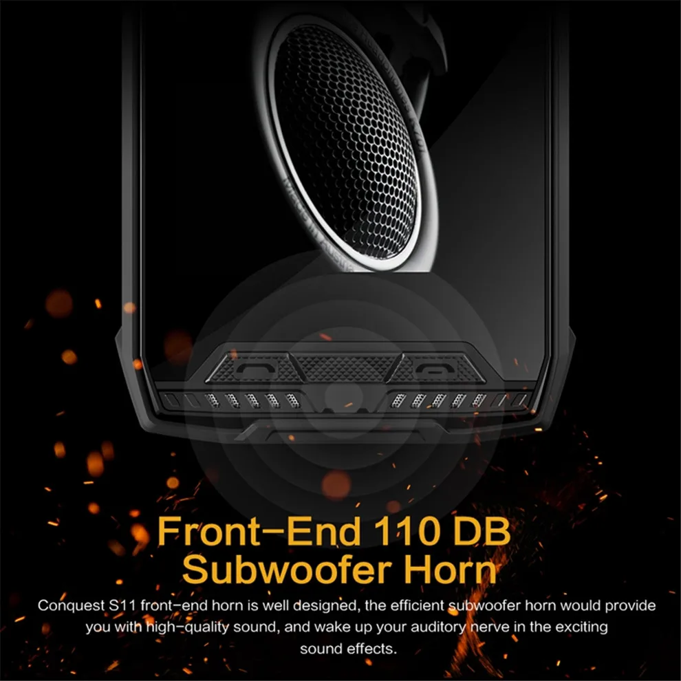 Conquest S11 IP68 прочный смартфон 16 МП 7000 мАч 6 ГБ 128 ГБ Восьмиядерный сканер отпечатков пальцев/распознавание лица NFC OTG Android мобильный телефон