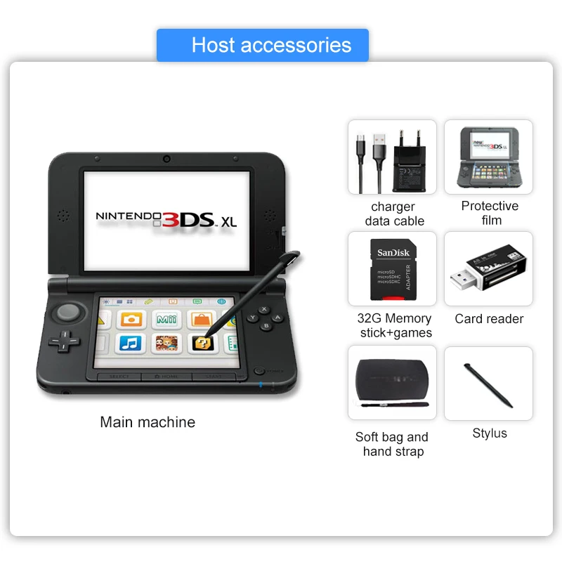 Игровая консоль 3DS 3dsxl 3DSLL для Nintendo | Электроника