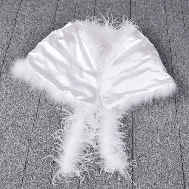 Пикантная меховая шаль из 100% натурального страусиного пера модные женские