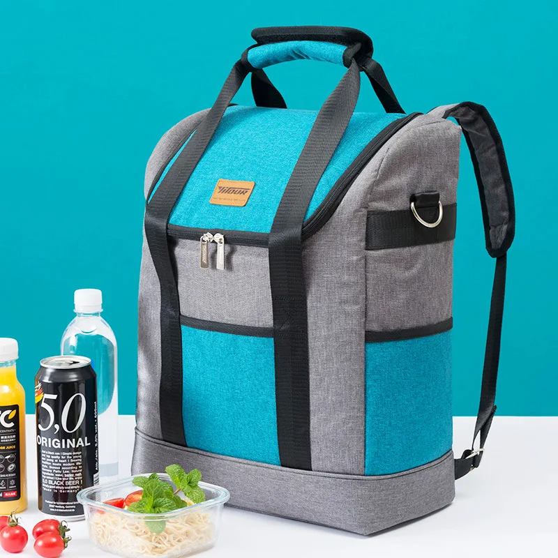 

Large Capacity Lunch Bag Thickened Insulation Thermal Bag Family Travel Casual Thermo Food Cold Drink Outdoor Picnic Bag