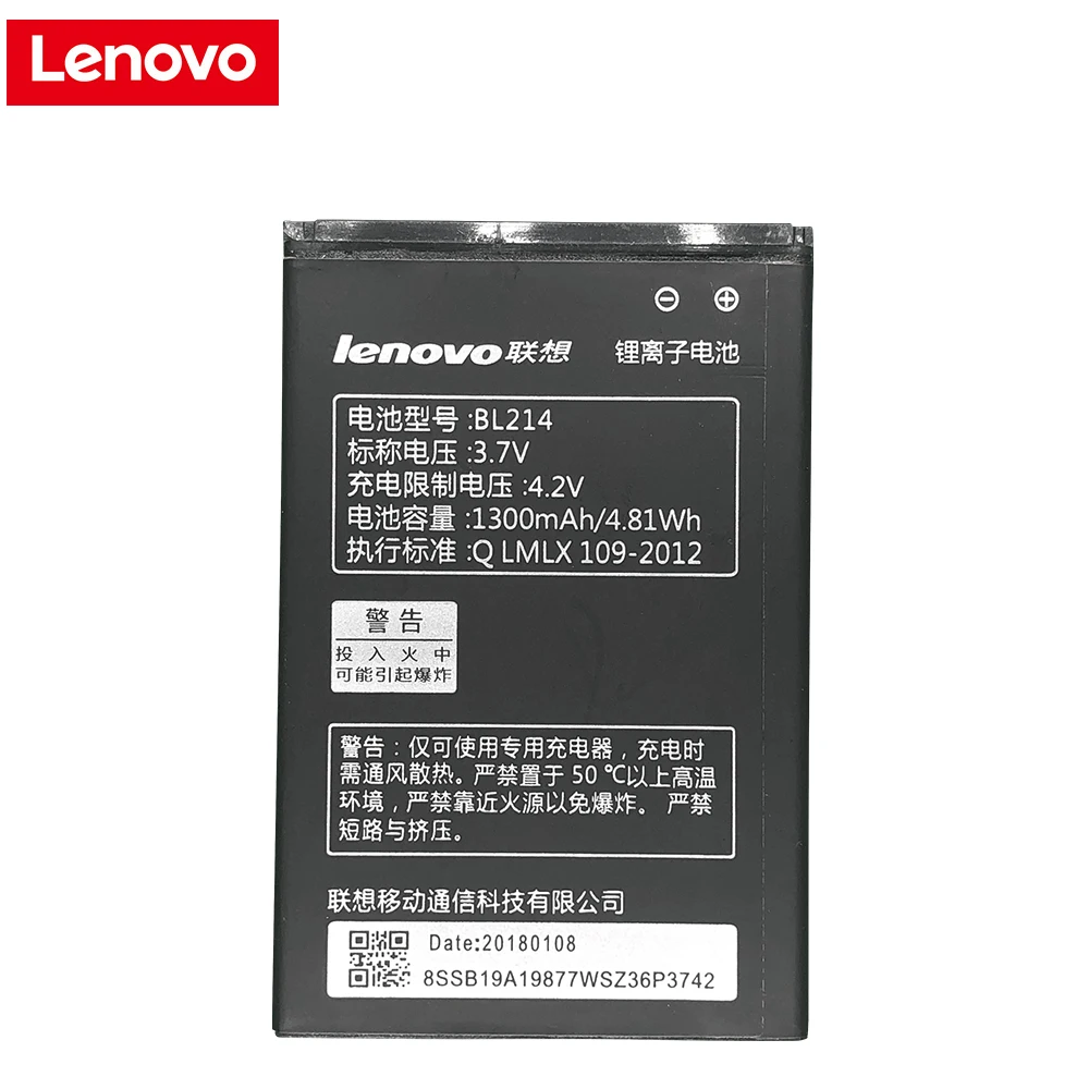 

Original Lenovo BL214 BL-214 Battery 1300mAh For Lenovo A316 A316I A360E A365E A66 Smart Phone smart phone Mobile Phone Battery