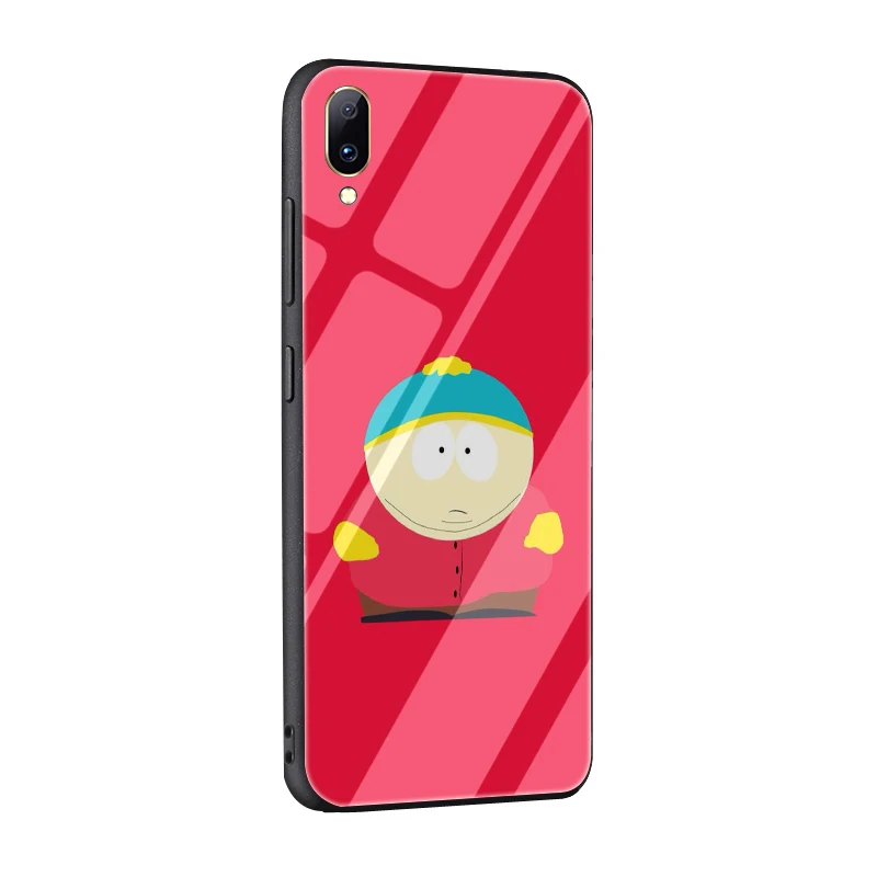 EWAU аниме Южный Парк чехол из закаленного стекла для телефона для VIVO V9 Y85 Y89 V15 Y17 Y91 Y93 Y95 Y91C - Цвет: G12