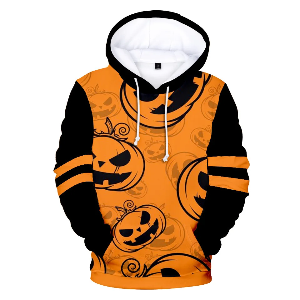 

New Arrival Sweatshirt Men/Women Harajuku Hoodies Casual Hooded Long Sleeve Halloween Pullovers Sweatshirts Pullovers