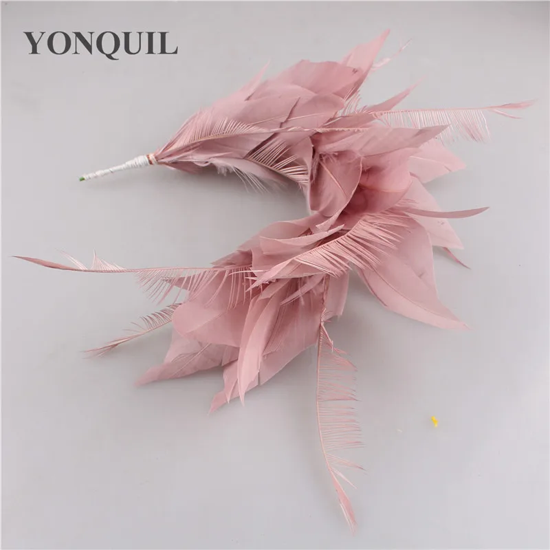 Beautiful Turkey Feather 25-30 CM Wedding Corsages Feathers Craft For Headdress Bride Hats DIY Hair Accessories | Свадьбы и