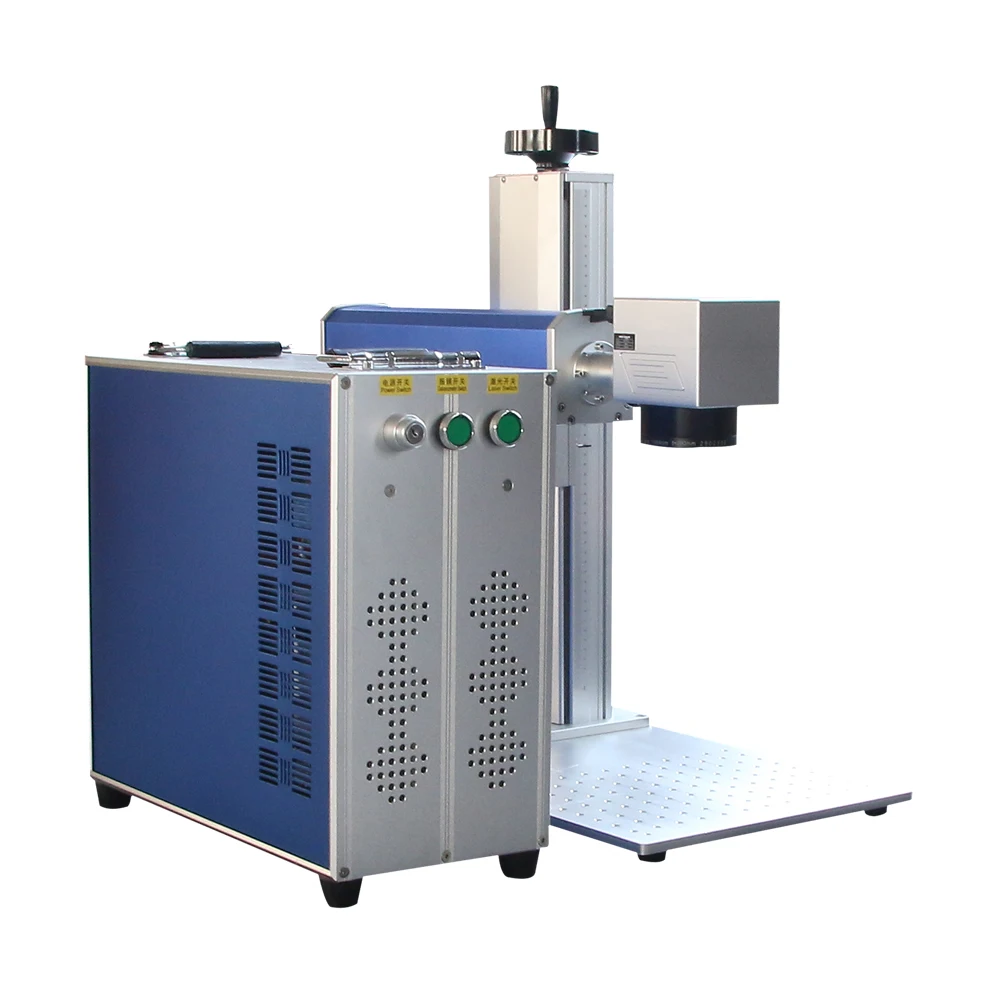 

Raycus 30W fiber laser marking machine used for metal aluminum gold silver brass phone steel engraving and cutting