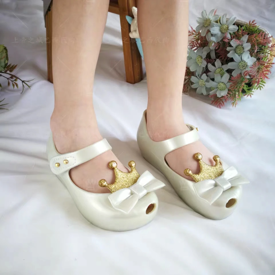 Mini Melissa/ г.; сандалии для мальчиков и девочек с изображением Микки Мауса; детские сандалии; детская обувь с изображением животных; милые сандалии Melissa