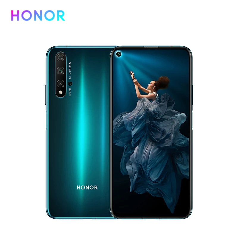 Huawei Honor 20 смартфон мобильный телефон 48MP AI Quad Camera 6 26 &quotполноразмерный дисплей 4000