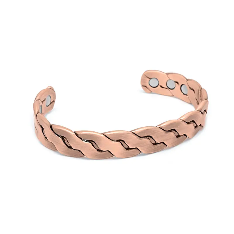 Escalus Health мощный античный медный женский магнитный браслет для мужчин Bio Healing