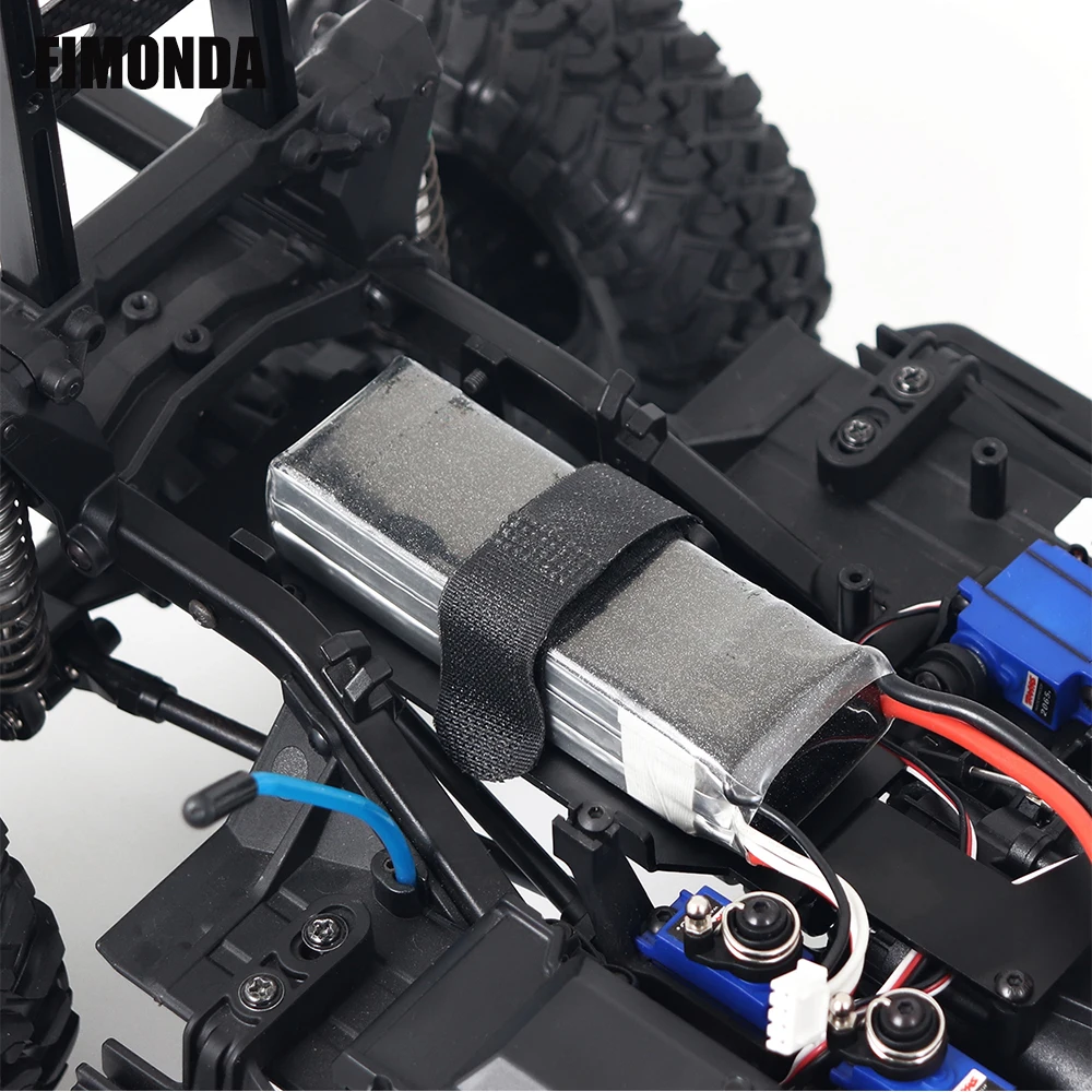 Металлический Лоток для аккумулятора LCG Монтажная пластина Lipo 1/10 RC Crawler Traxxas TRX-4 TRX4
