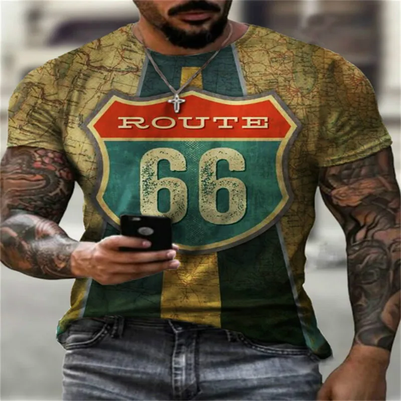 

Oversized T Shirt Summer Men's 3D Splashink Printing Harajuku T-shirt, 2021 Asian Size XXS-6XL, Bird eEye Mesh Round Neck Shirt