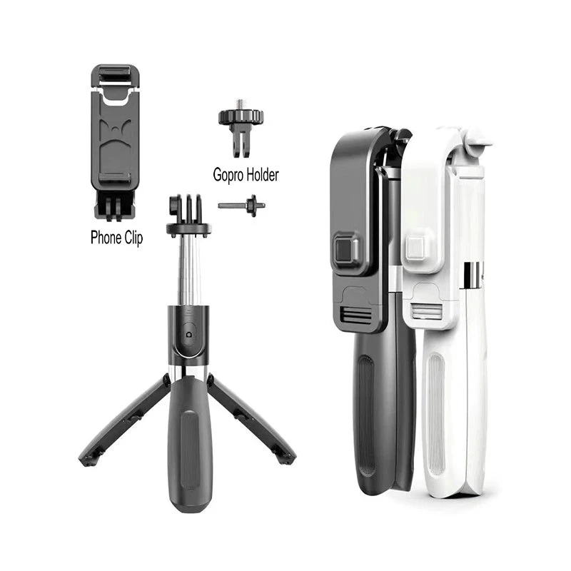 

4 In1 Bluetooth Wireless Selfie Stick Tripod Foldable & Monopods Universal for Smartphones for Gopro and Sports Action Cameras
