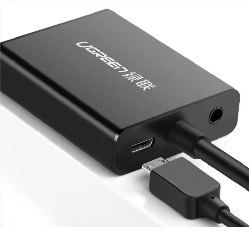 Ugreen HD к разъему VGA HDMI Compat VGAAudio мужской Tou женский HDMIVGA конвертер Кабель Графика