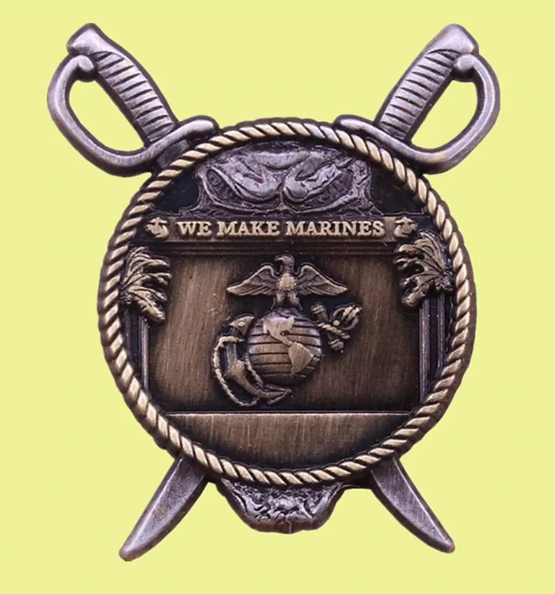 USMC Eagle Globe Anchor US Military Badge Enamel pin we make Marines Backpack Jacket Collectable brooch