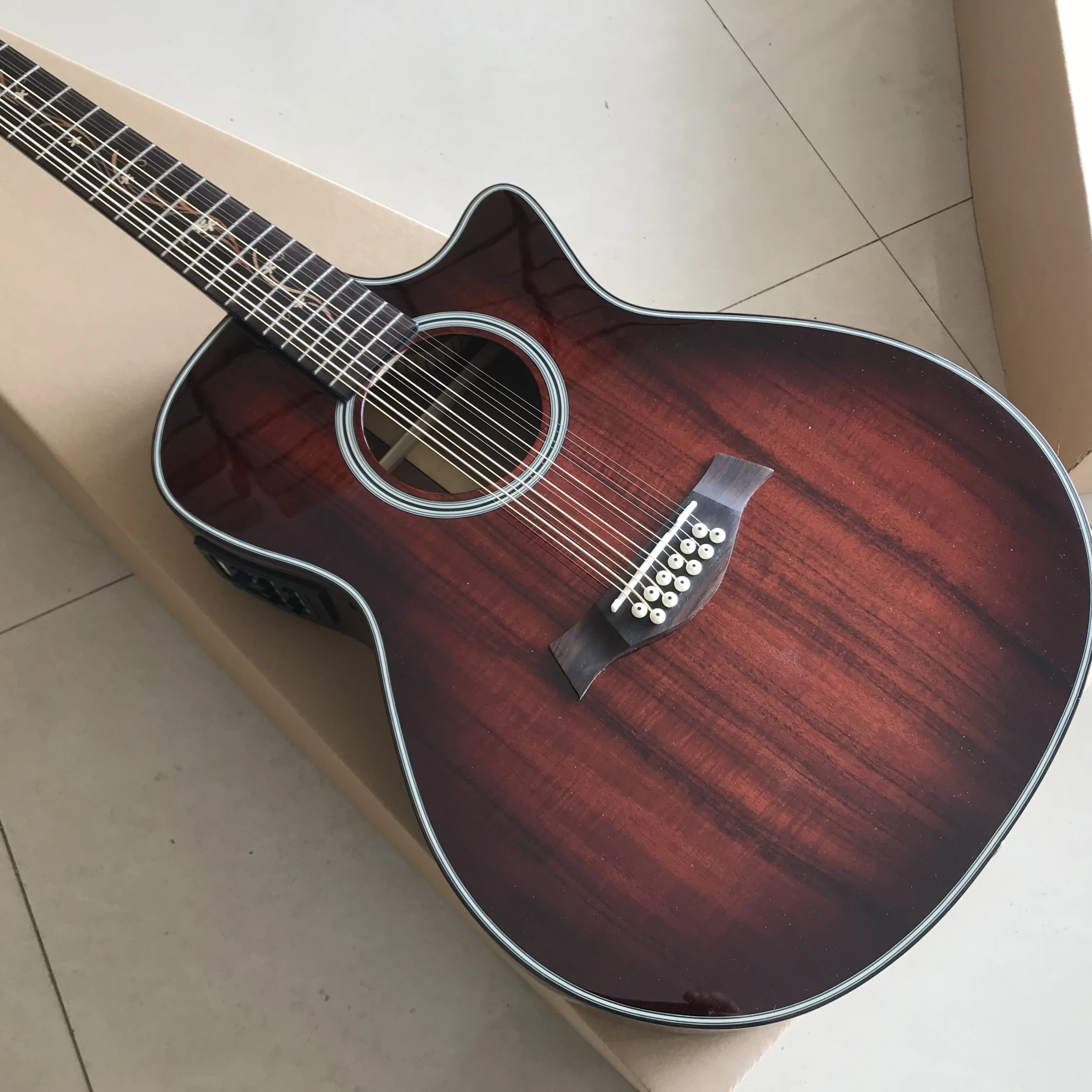 OEM Choylar 12 струн k24ce koa Классическая акустическая гитара настраиваемая ra acustica Новое