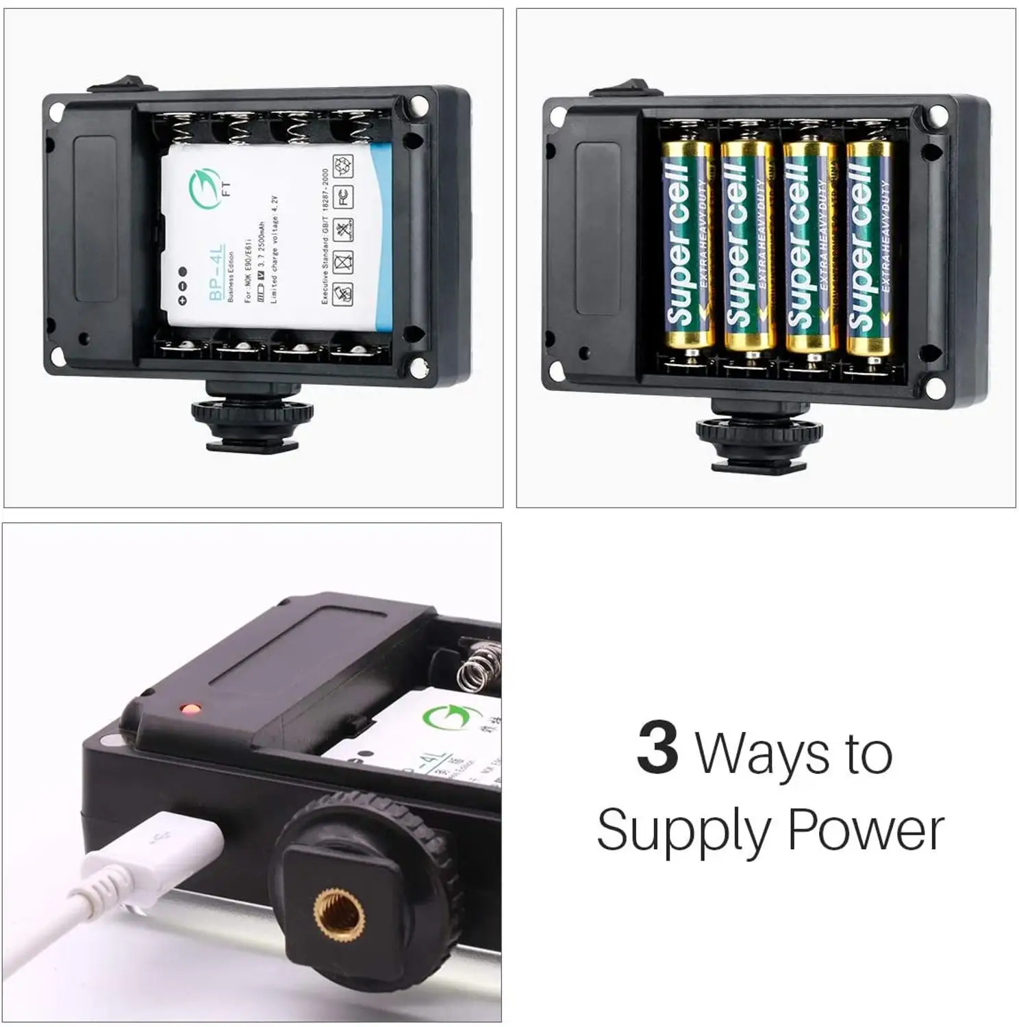 LED лампа для цифровой видеозаписи Ulanzi 96 камеры освещение в фотостудию внешняя