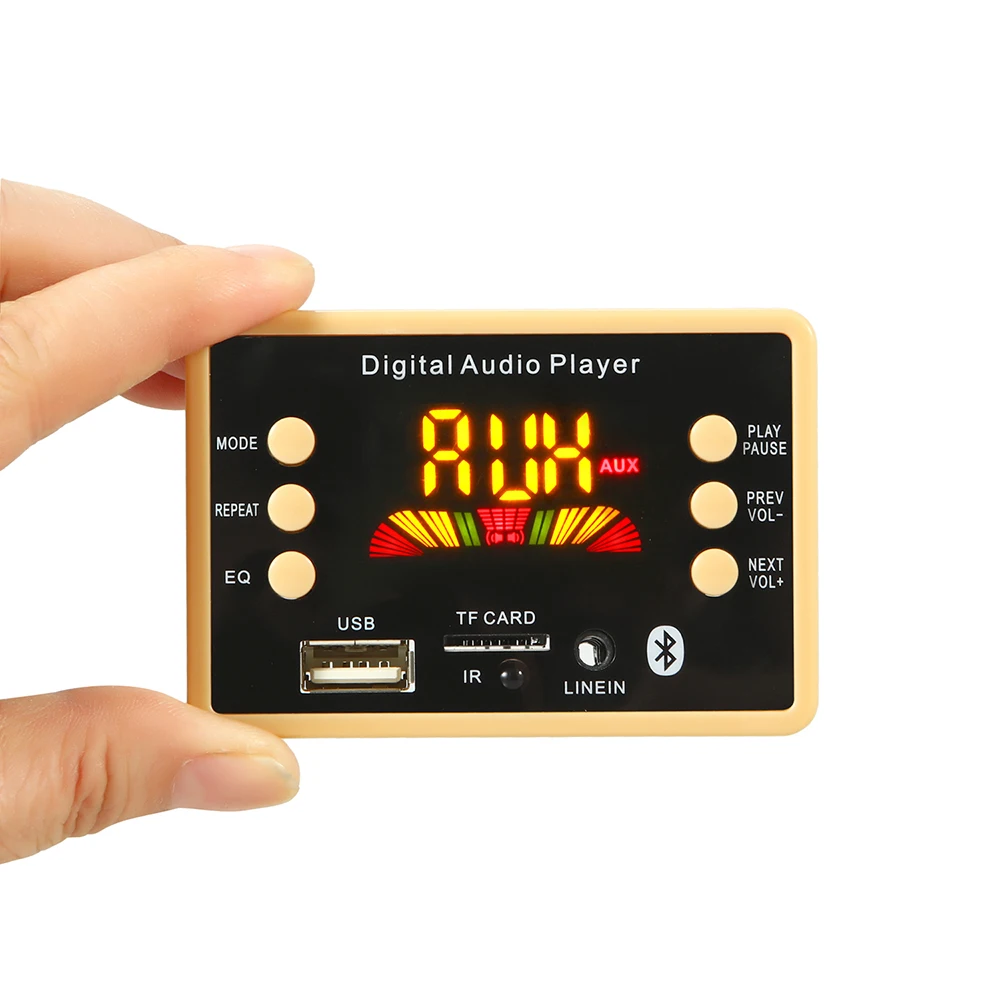 Автомобильный USB MP3-плеер декодер с Bluetooth 5 0 В/12 В модуль платы декодирования WMA WAV