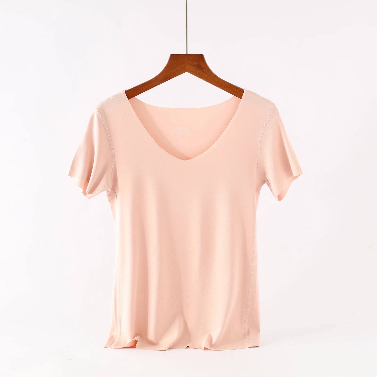 

2021 new casual T-shirt top, comfortable modal bottoming shirt, popular style MM05