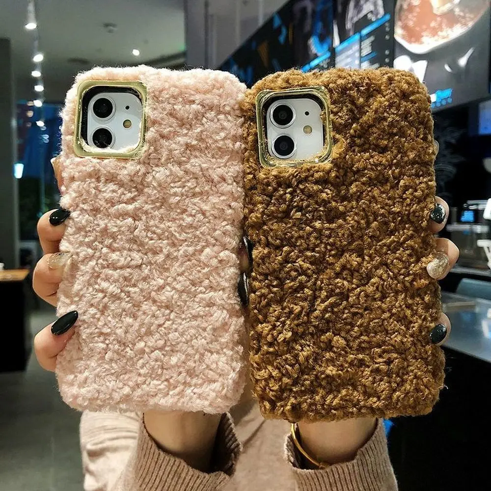 LAPOPNUT супер мягкий силиконовый милый зимний теплый плюшевый пушистый