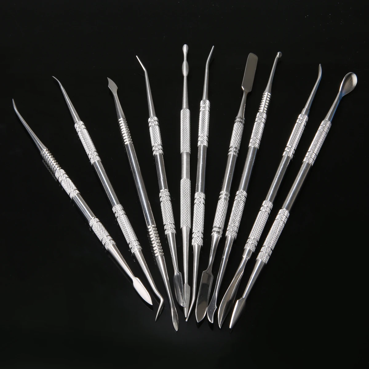 2020 Новинка 10 шт из нержавеющей стали глиняный Набор для лепки восковые резные