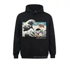 Мужской пуловер Тоторо из аниме Великая волна духов, зимние уютные толстовки, свитшот, повседневный Топ, свитшоты