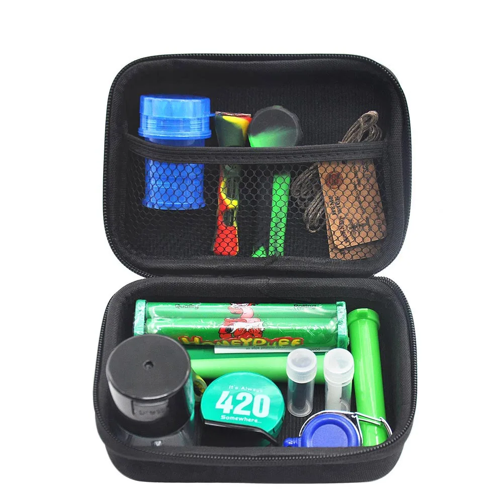 12pcs / set Smoking portable silicone Tobacco pouch pipe grinder tool bag clean artificial gadgets for men | Дом и сад