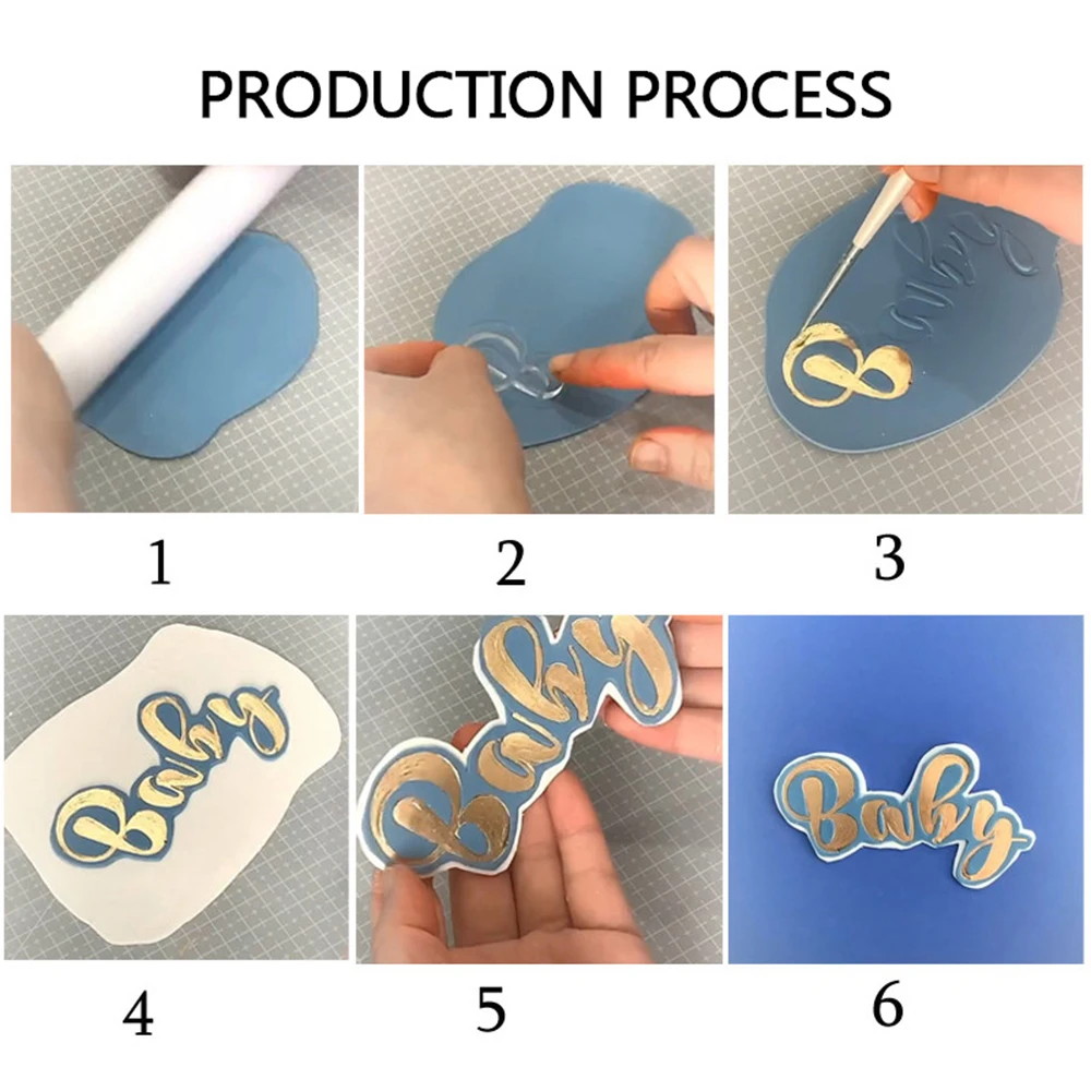 

Acrylic Letter Alphabet Mold Press Cookie Cutter DIY Cake Stamp Fondant Mold Biscuit Cookie Stamp Baking Cake Decorating Tools