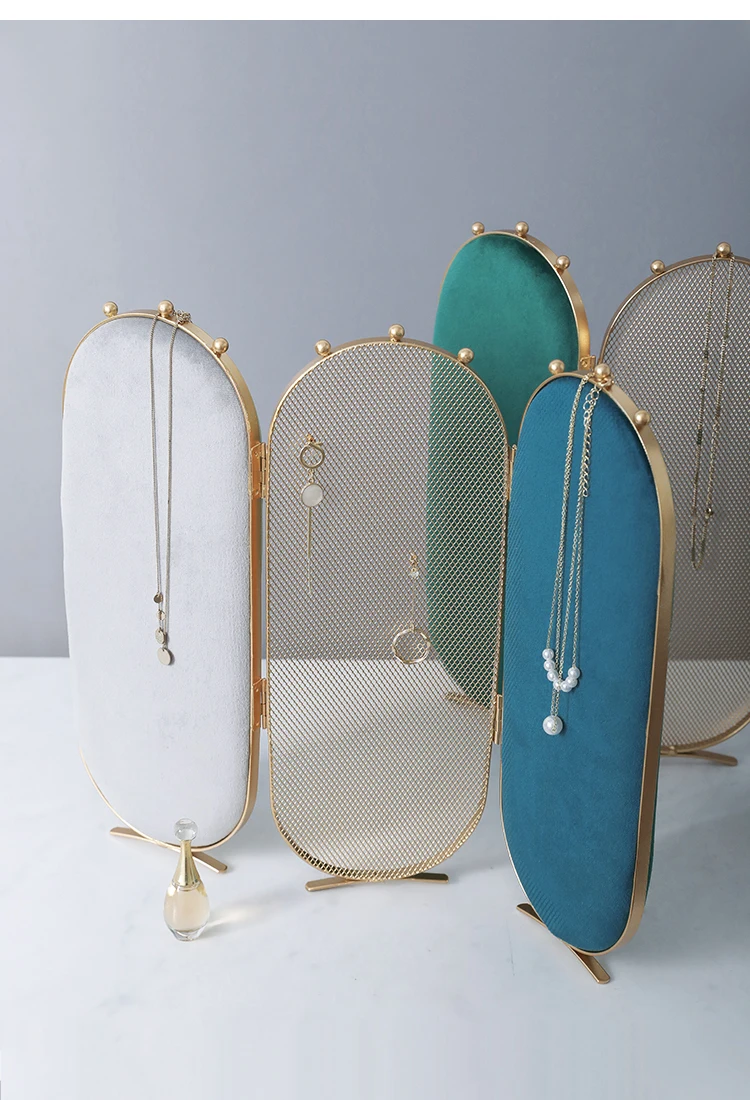 

Creative Nordic style vertical jewelry rack bedroom jewelry display storage rack earrings earrings necklace display hanging rack