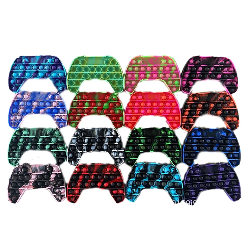 

Joystick Pops it Fidget Antistress Toys Children Push Bubble Figet Sensory Gamepad Shape Popper