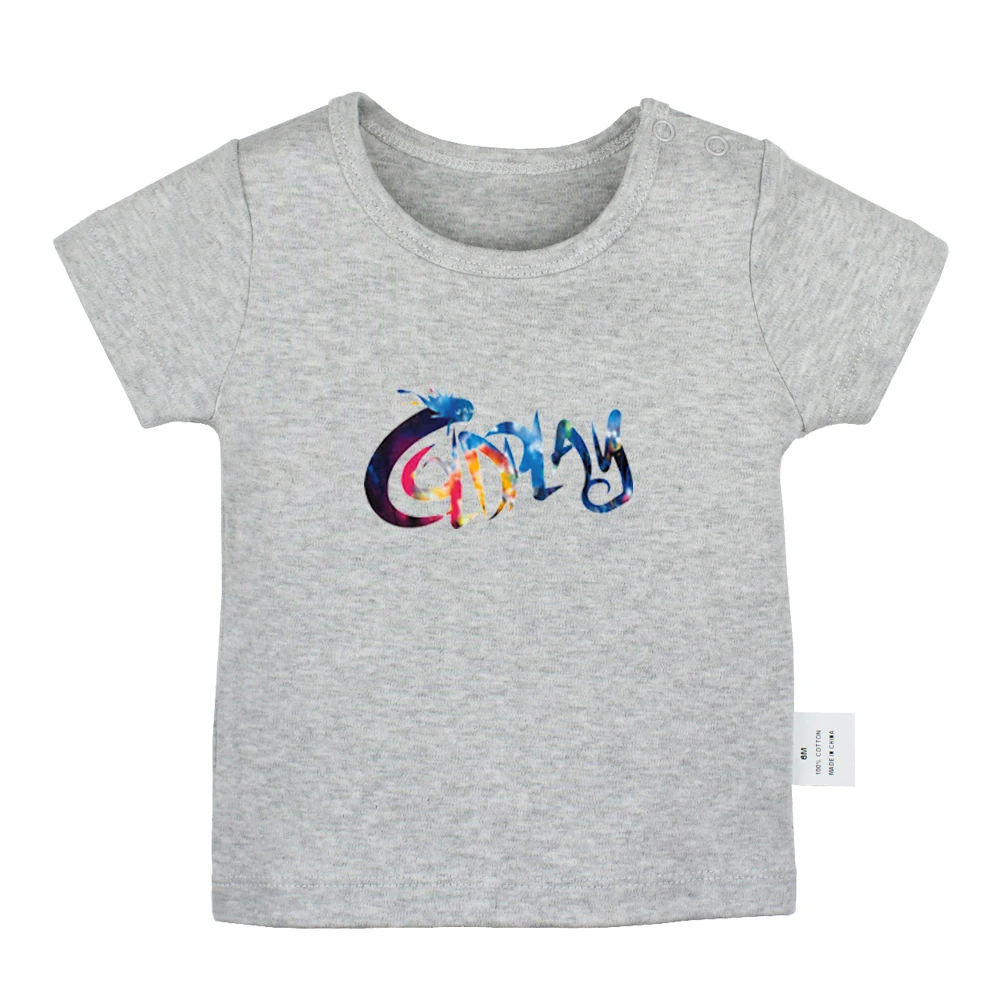 Bon Jovi Rock Band Coldplay ROCK MUSIC BAND Design Newborn Baby T-shirts Toddler Graphic Solid Color Short Sleeve Tee Tops | Детская