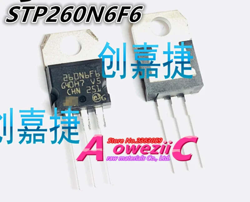 Aoweziic 100% новый импортный оригинальный STP260N6F6 P260N6F6 TO 220 All N канал FET 60V 120A|Запасные
