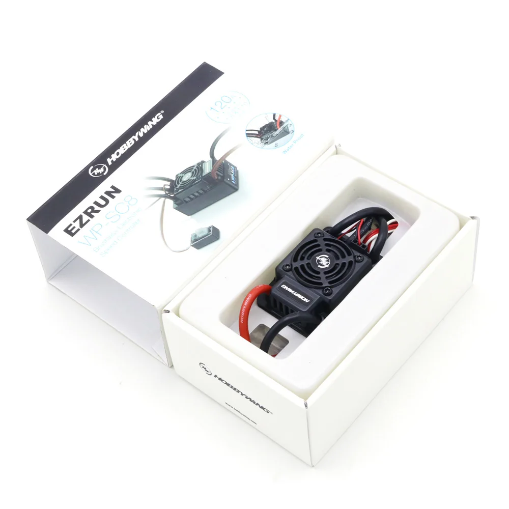 Водонепроницаемый регулятор скорости Hobbywing EZRUN WP SC8 120A бесщеточный ESC для