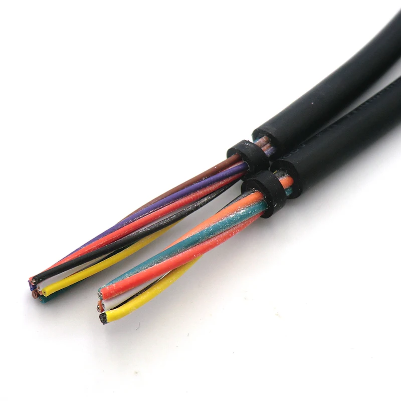 2464 кабель оболочка провода 6 Core 28 26 24 22 20 18AWG через экструдирование производства