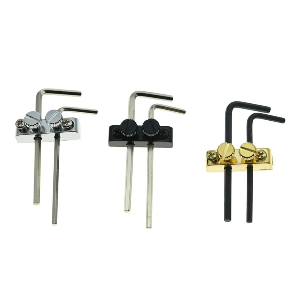 

1set Guitar Headstock Mounted Allen Key Wrench Holder Tools For Floyd Rose Tremolo Guitar Bass With Mounting Screws Repair Part