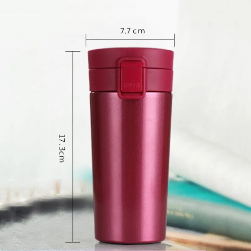 

Simple Travel Mug for Tea Car Thermal Water Bottle Stainless Steel Vacuum Flasks Thermo Coffee Mug Portable Office Drinkware