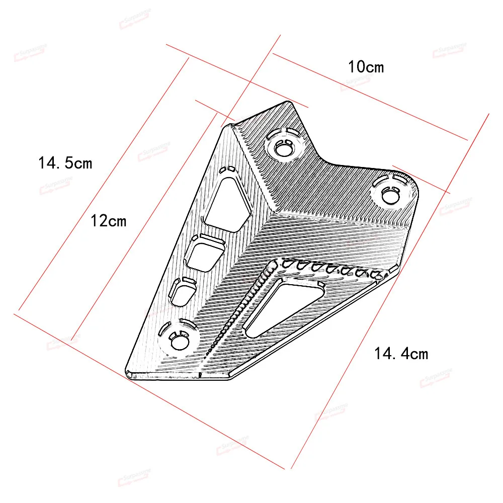

For Kawasaki Z900 Z 900 2017 2018 Accessories Motorcycle FootPeg Footrest Rear Heel Plates Guard CNC Aluminum Protector