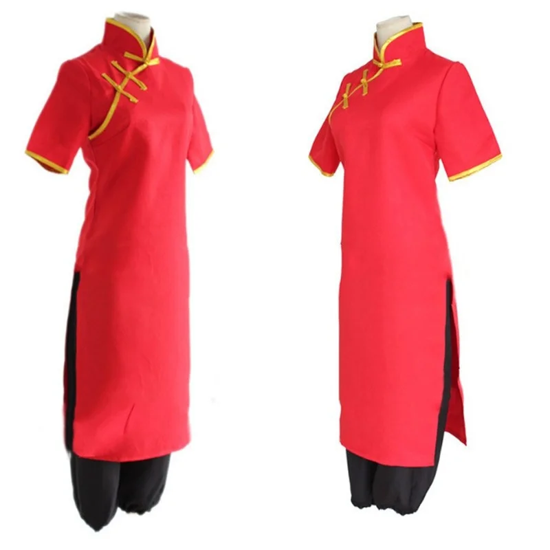 Костюм для косплея из аниме гинтама Серебряная душа Kagura полный комплект чонсам