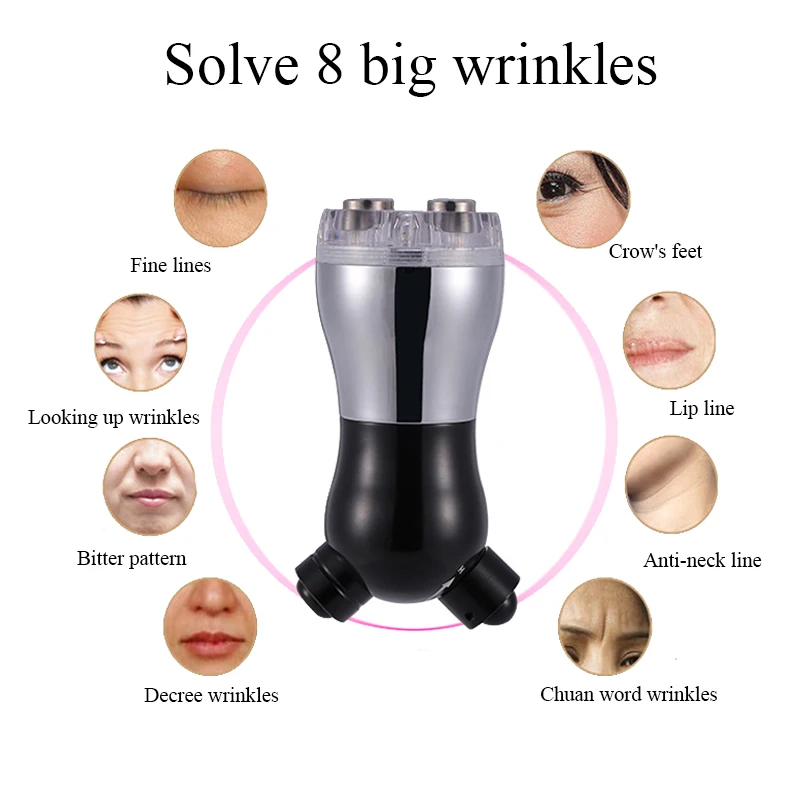 Радиочастотный массажер для лица без иглы мезотерапии электропорации красоты