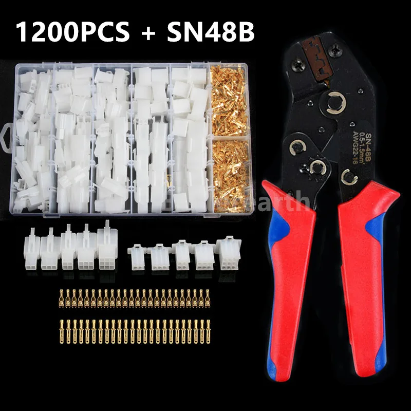 

1200 шт., 2,8 мм, 2/3/4/6/9 контактов