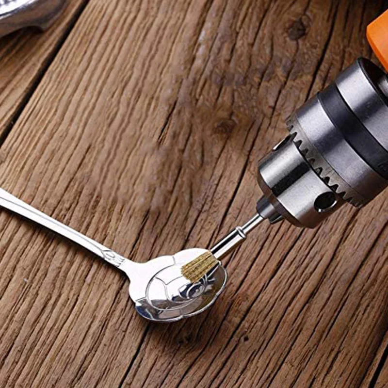 

GTBL 100 Pack Copper Wire Brushes Set,Wire Wheels Pen Brushes Set Kit Accessories