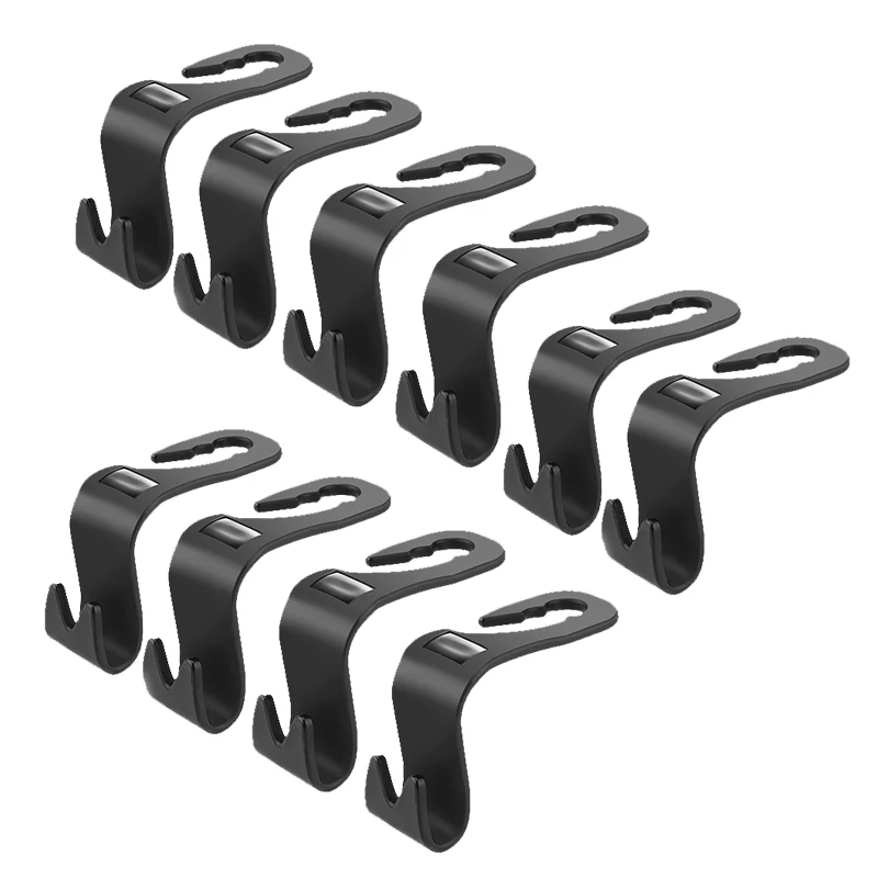 

Universal Car Headrest Back Seat Hook Seat Hanger Vehicle Organizer Holder for Handbags Purses Coats and Grocery Bag