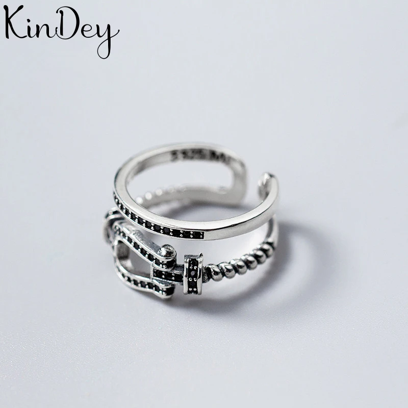 Корейские кольца для женских и мужских ремней антикварные открытые ювелирные