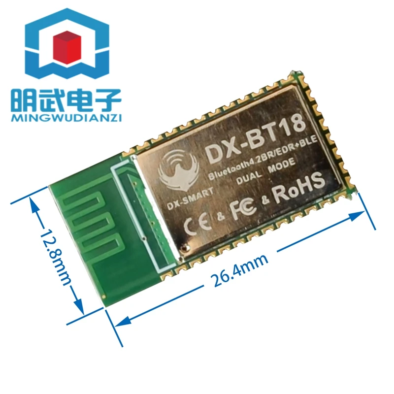 

DX-BT18 Bluetooth dual-mode module SPP2.0+BLE4.0 serial port transparent transmission compatible with HC-05 06 backplane
