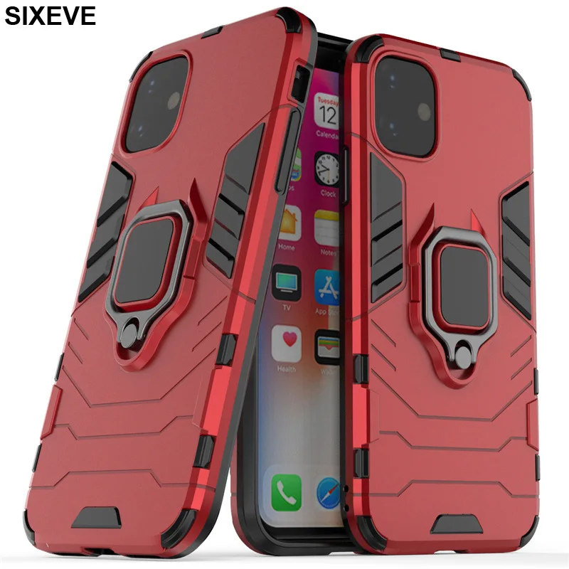 Роскошный Жесткий чехол из ПК и ТПУ с поддержкой телефона для iPhone X 10 XR XS Max чехлы 8 7